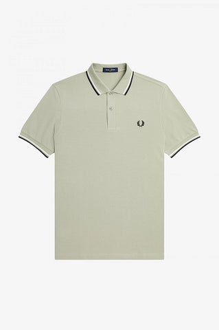 Fred perry POLOSHIRTS M3600 POLO R74 SGRSS/SNWHT/BLK