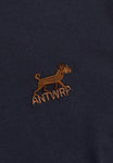 Antwrp DOG CHEST LOGO TEE BTS470-L001S 407 Ink Blue