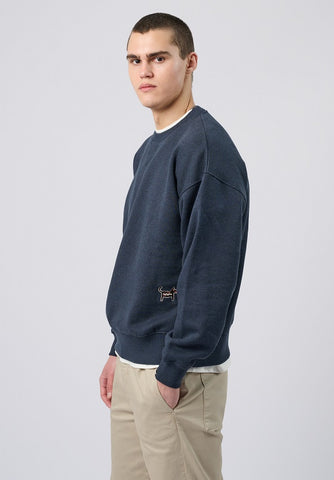 Antwrp DOG SWEAT STRAIGHT FIT BSW468-L008 457 Ink Blue Chiné