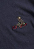 Antwrp OWL T-SHIRT BTS263-L001S 407 Ink Blue