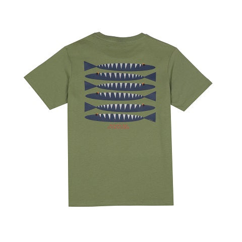 Antwrp SMOKED SARDINES BACKPRINT TEE BTS416-L001S 510 Olive