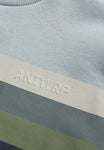 Antwrp SWEATSHIRT STRIPES BSW268-L008 404 Lead Blue