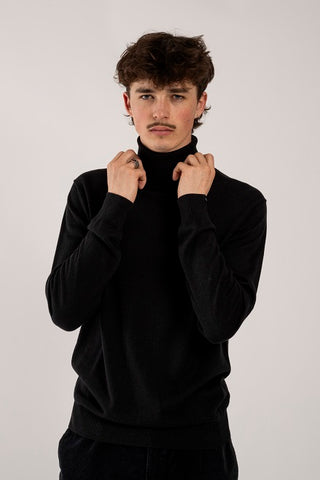 Antwrp TURTLENECK KNIT BKW098T-L213 200 Black