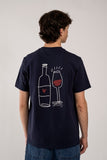 Antwrp WINE T-SHIRT BTS376-L001S 407 Ink Blue