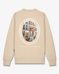 Baron Filou PULLOVER OVAL BACKPRINT FILOU CLP Sand Brown