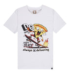 DC Boys HOT SLICE SS BOY EDBZT03443 WBBO WHITE