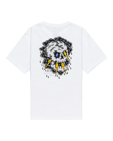 Element kids ANGRY CLOUDS SS YOUTH ELBZT00125 WBBO WHITE