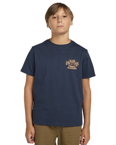 Element kids BEAR WITH ME SS YOUTH ELBZT00208 ECN ECLIPSE NAVY