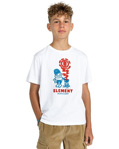 Element kids CAMP STEW SS YOUTH ELBZT00160 WBBO WHITE