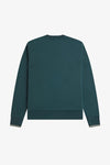 Fred perry CREW NECK SWEATER M7535 CREW 257 Petrol Blue