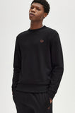 Fred perry CREW NECK SWEATER M7535X56 X56 Black/Whisky/Brwn