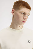 FredperryCREWNECKSWEATSHIRTM753584A84AEcru__5