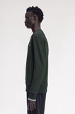 Fred perry CREW NECK SWEATSHIRT M7535_T50 T50 Nightgreen/Snwht