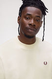 Fred perry CREW NECK SWEATSHIRT M7535_Z46 Z46 Ecru