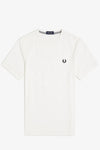 Fred perry CREW NECK T-SHIRT M1600V_129_608 129 Snow white