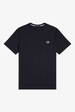 Fred perry CREW NECK T-SHIRT M1600V_129_608 608 Navy