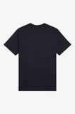 Fred perry CREW NECK T-SHIRT M1600V_129_608 608 Navy