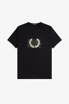 Fred perry FRED PERRY GRAPHIC T-SHIRT M6540 102 Black
