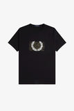 Fred perry FRED PERRY GRAPHIC T-SHIRT M6540 102 Black