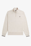 Fred perry HALF ZIP SWEATSHIRT M3574_W50 W50 Prrdgemrl/Anchgr