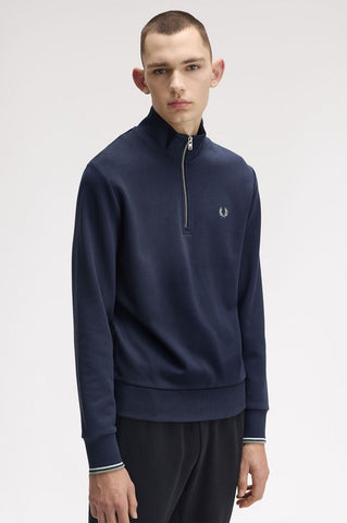 Fred perry HALF ZIP SWEATSHIRT M3574_Z47 Z47 Dark Navy