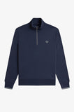 Fred perry HALF ZIP SWEATSHIRT M3574_Z47 Z47 Dark Navy