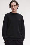 Fred perry PIQUE STITCH JUMPER K1309 102 Black