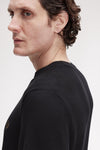 Fred perry PIQUE STITCH JUMPER K1309 102 Black