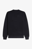 Fred perry PIQUE STITCH JUMPER K1309 102 Black