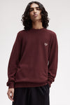 Fred perry PIQUE STITCH JUMPER K1309 597 Oxblood