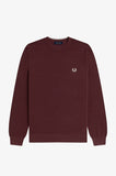 Fred perry PIQUE STITCH JUMPER K1309 597 Oxblood