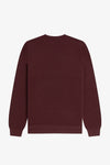 Fred perry PIQUE STITCH JUMPER K1309 597 Oxblood