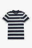 Fred perry STRIPE T-SHIRT M6557 608 Navy