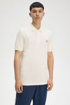 Fred perry THE FRED PERRY POLOSHIRT M6000-Y45-Y48 Y45 LGHECRU/CINNAMON