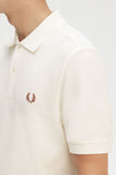 Fred perry THE FRED PERRY POLOSHIRT M6000-Y45-Y48 Y45 LGHECRU/CINNAMON