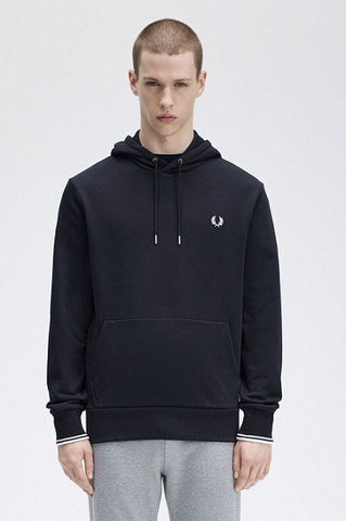 Fred perry TIPPED HOODED SWEATSHIRT M2643 248 248 Navy