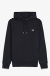 Fred perry TIPPED HOODED SWEATSHIRT M2643 248 248 Navy