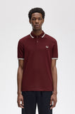 Fred perry TWIN TIPPED POLOSHIRT M3600_T50__597 597 Oxblood