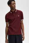 Fred perry TWIN TIPPED POLOSHIRT M3600_T50__597 597 Oxblood