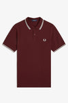 Fred perry TWIN TIPPED POLOSHIRT M3600_T50__597 597 Oxblood