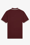 Fred perry TWIN TIPPED POLOSHIRT M3600_T50__597 597 Oxblood
