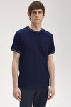 Fred perry TWIN TIPPED T-SHIRT M1588-Y21 Y21 TNSBL/SLVRBL/NVY