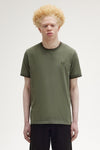 Fred perry TWIN TIPPED T-SHIRT M1588 M68 W49 Lrlwrgreen/Ngren