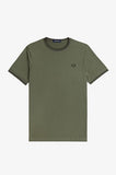 Fred perry TWIN TIPPED T-SHIRT M1588 M68 W49 Lrlwrgreen/Ngren