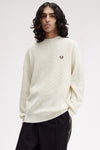 Fred perry WAFFLE STITCH JUMPER K6507 560 Ecru