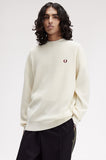 Fred perry WAFFLE STITCH JUMPER K6507 560 Ecru