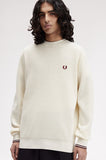 Fred perry WAFFLE STITCH JUMPER K6507 560 Ecru