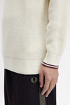 Fred perry WAFFLE STITCH JUMPER K6507 560 Ecru