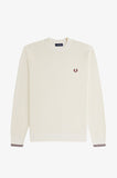 Fred perry WAFFLE STITCH JUMPER K6507 560 Ecru
