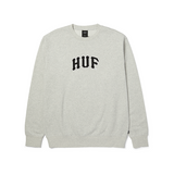 HUF ARCH APPLIQUE CREWNECK PF00766 ASH HEATHER